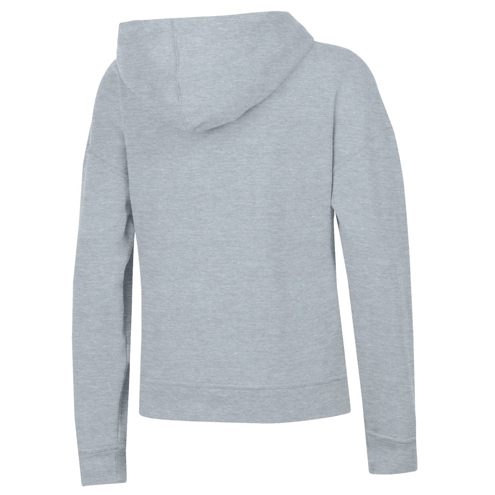  McDaniel Green Terror Champion Women's Powerblend Fleece Pullover Hoodie - Gray